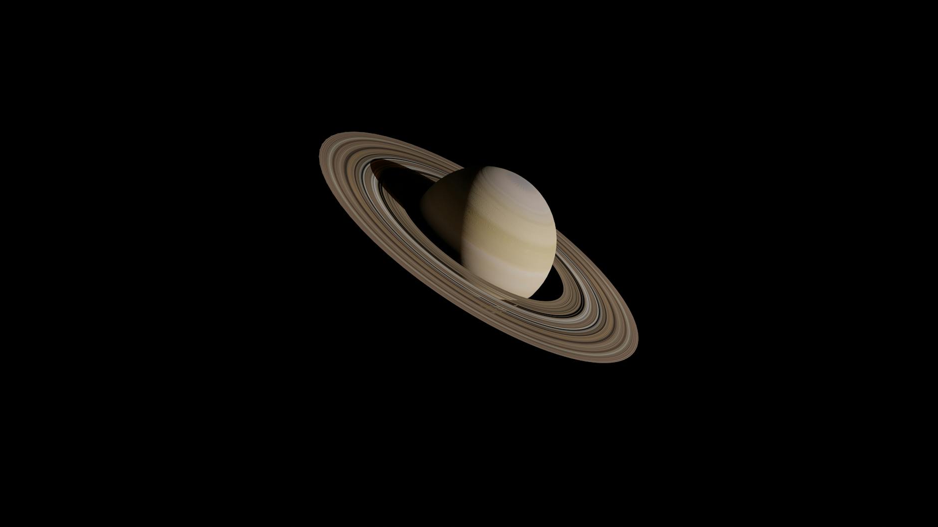 saturn planet and rings