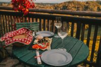 scenic picnic with wine