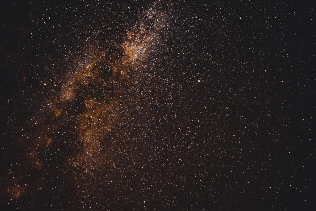 starry night space background